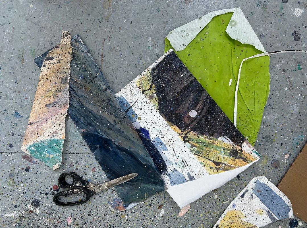 Off cuts from Paul Lewin's paintings Off cuts from Paul Lewin's paintings